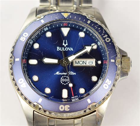 fake bulova marine star watch|older bulova marine star watches.